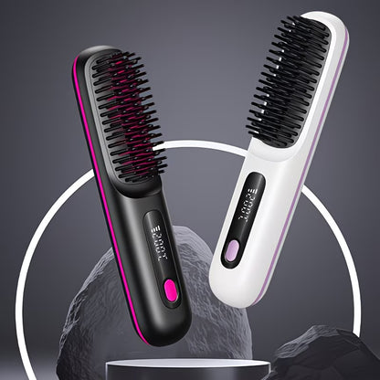 LED Hair Straightening Brush